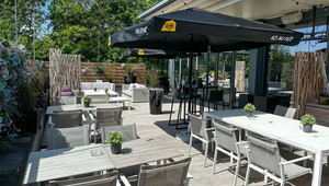 Terrasse Hotel Charleroi Airport Van der Valk